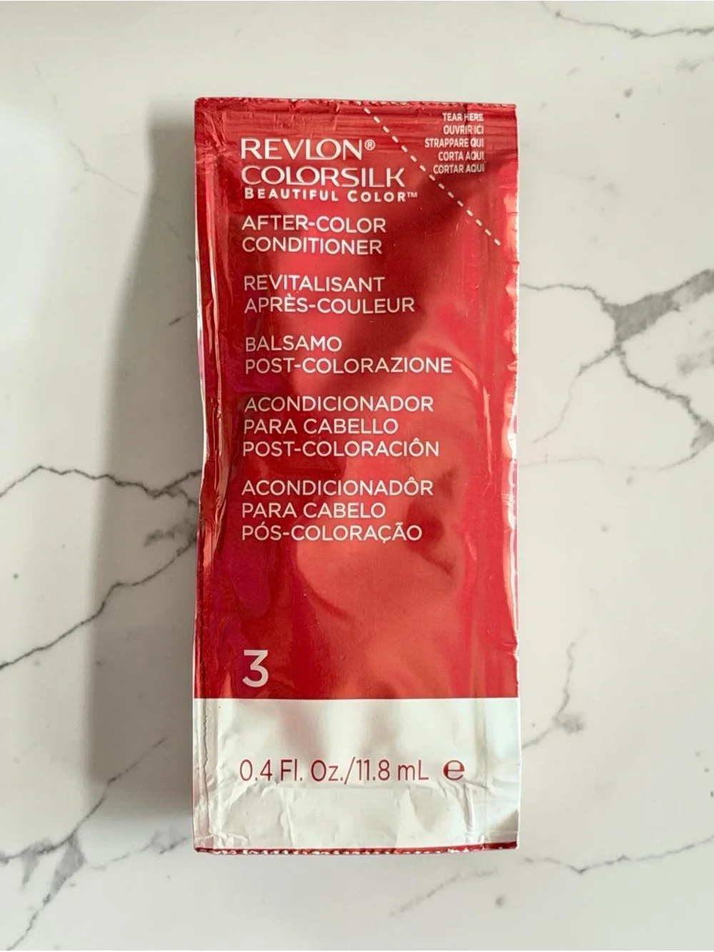 Lot of 13 Revlon ColorSilk After-Color Conditioner Packets 0.4 oz